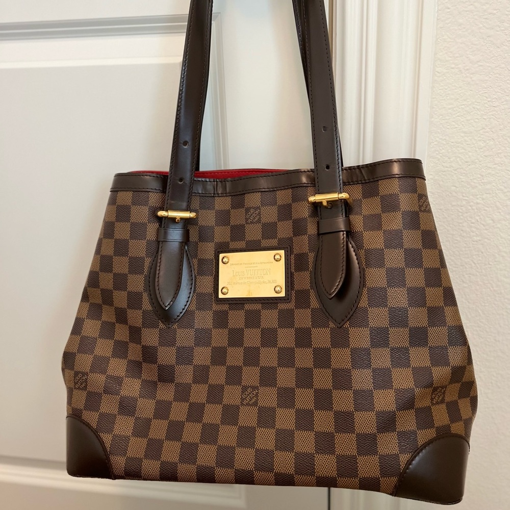 Louis Vuitton Damier Ebene Canvas Hampstead MM (Authentic Pre-Owned)